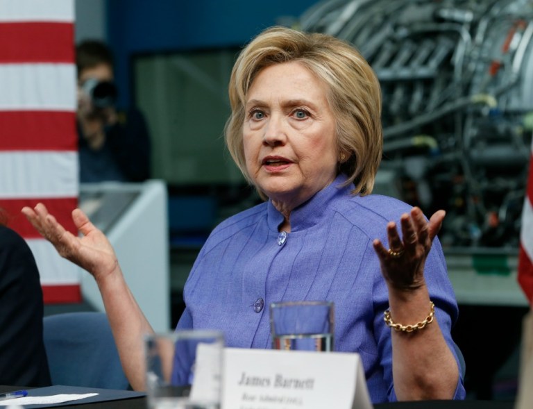 This bears all of the characteristic features of a classic Hillary Clinton corruption scandal: the sale of political access, a lack of care with national secrets and secretive behavior in an effort to cover up. (AP Photo)