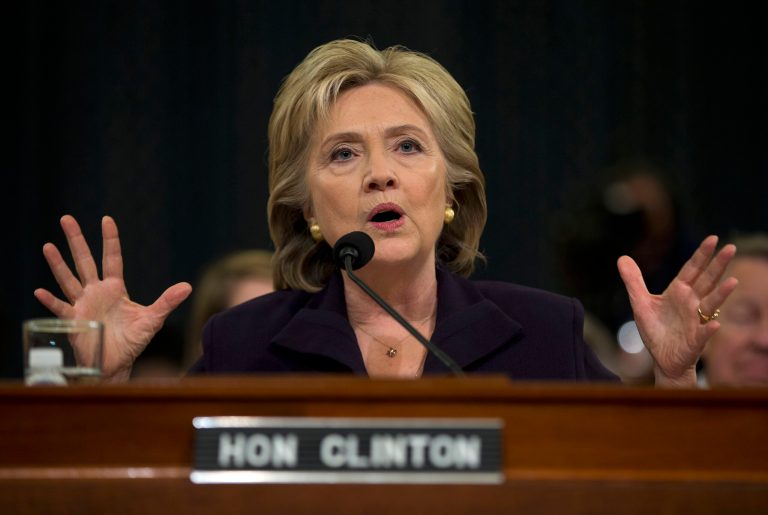 Blumenthal's emails made up the largest proportion of Libya-related correspondence among Clinton's emails. (AP Photo/Evan Vucci)