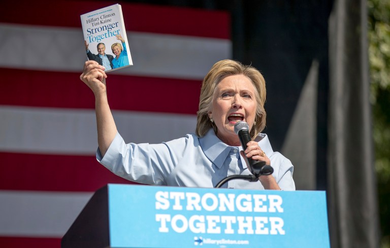 The Clinton campaign ultimately settled on the phrase 