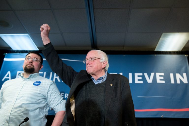 Sanders edges Clinton 47 percent-44 percent among Democrats in both Iowa and New Hampshire, according to an American Research Group poll released on Monday. (AP file photo/Andrew Harnik)