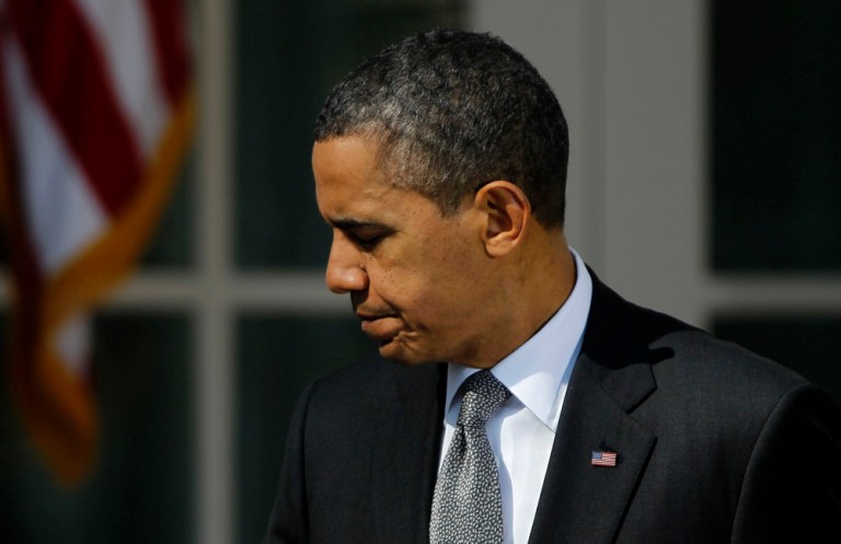 Pundits gasp as economy dents Obama’s poll numbers