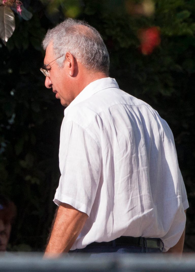 FILE - In this May 24, 2013 file photo, Canadian businessman Sarkis Yacoubian goes to court for his corruption trial in Havana, Cuba. Yacoubian has returned to Canada after serving 2 1/2 years of a 9-year prison sentence in Cuba for corruption. He is president of Tri-Star Caribbean import company and was arrested in 2011 by Cuban authorities but only formally charged in April 2013 with bribery, tax evasion and 