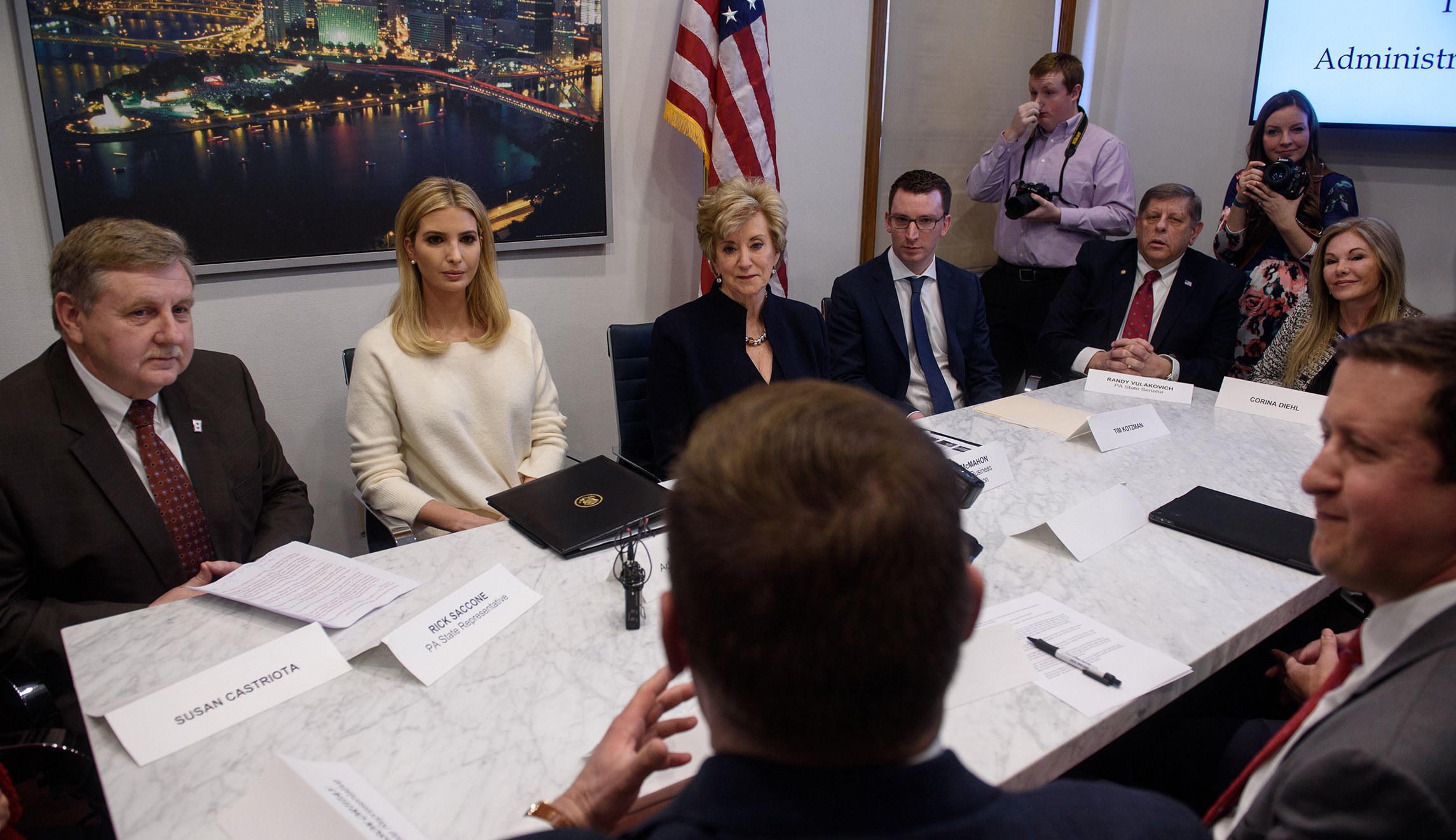 Linda McMahon, Ivanka Trump hit the road in Pennsylvania to talk business with local leaders