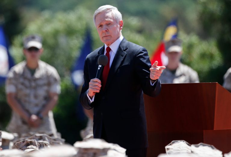 Navy Secretary Ray Mabus said adhering to the Pentagon's request would impede the Navy from performing its mission. (AP Photo/Lenny Ignelzi)