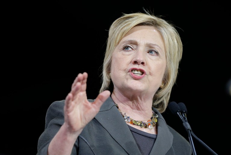 Hillary Clinton's campaign said that Great Britain's rejection of the EU would not translate into a wave of nationalist populism at the ballot box in the U.S. in November. (AP Photo/Chuck Burton)