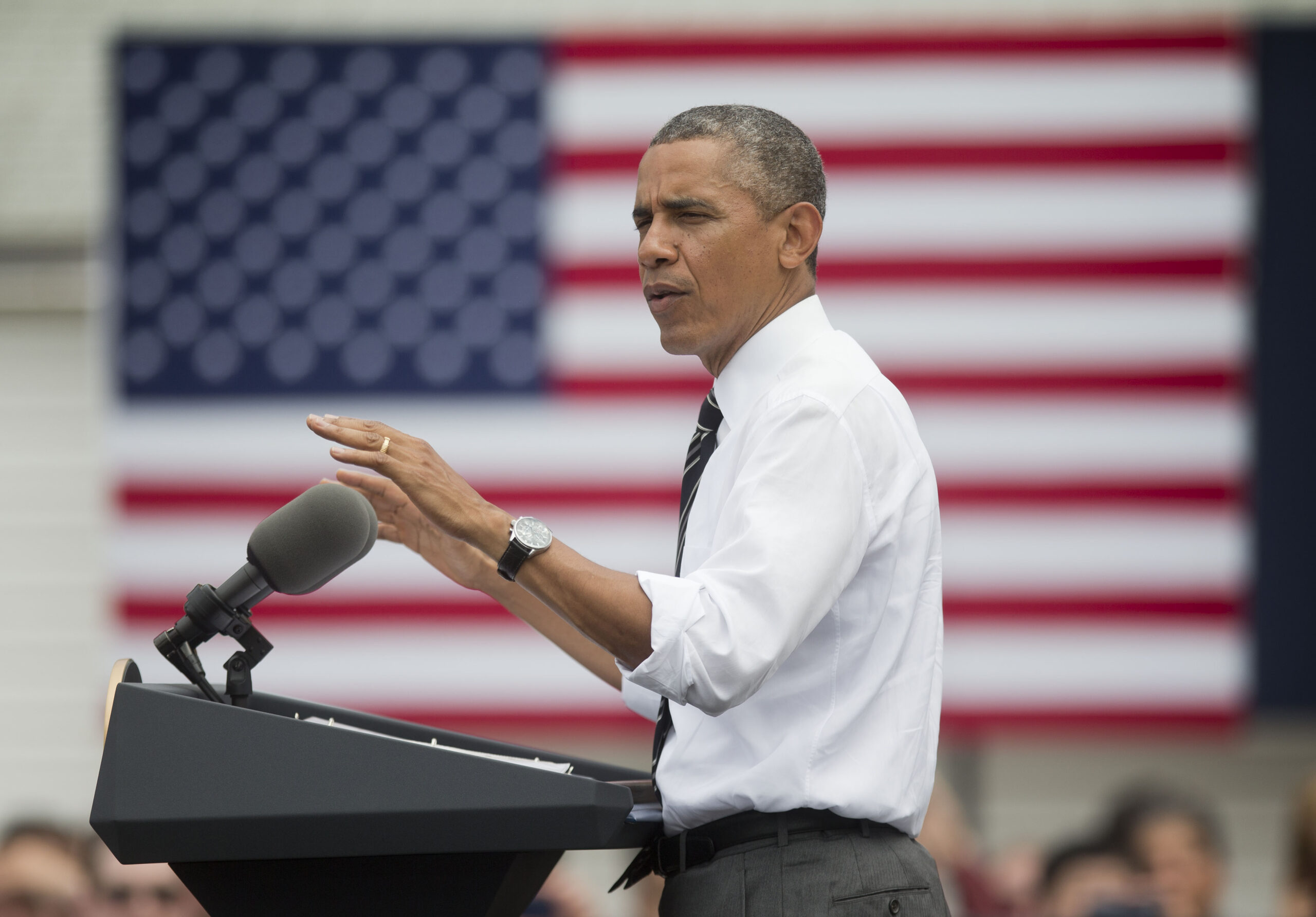 How Obama questions your patriotism
