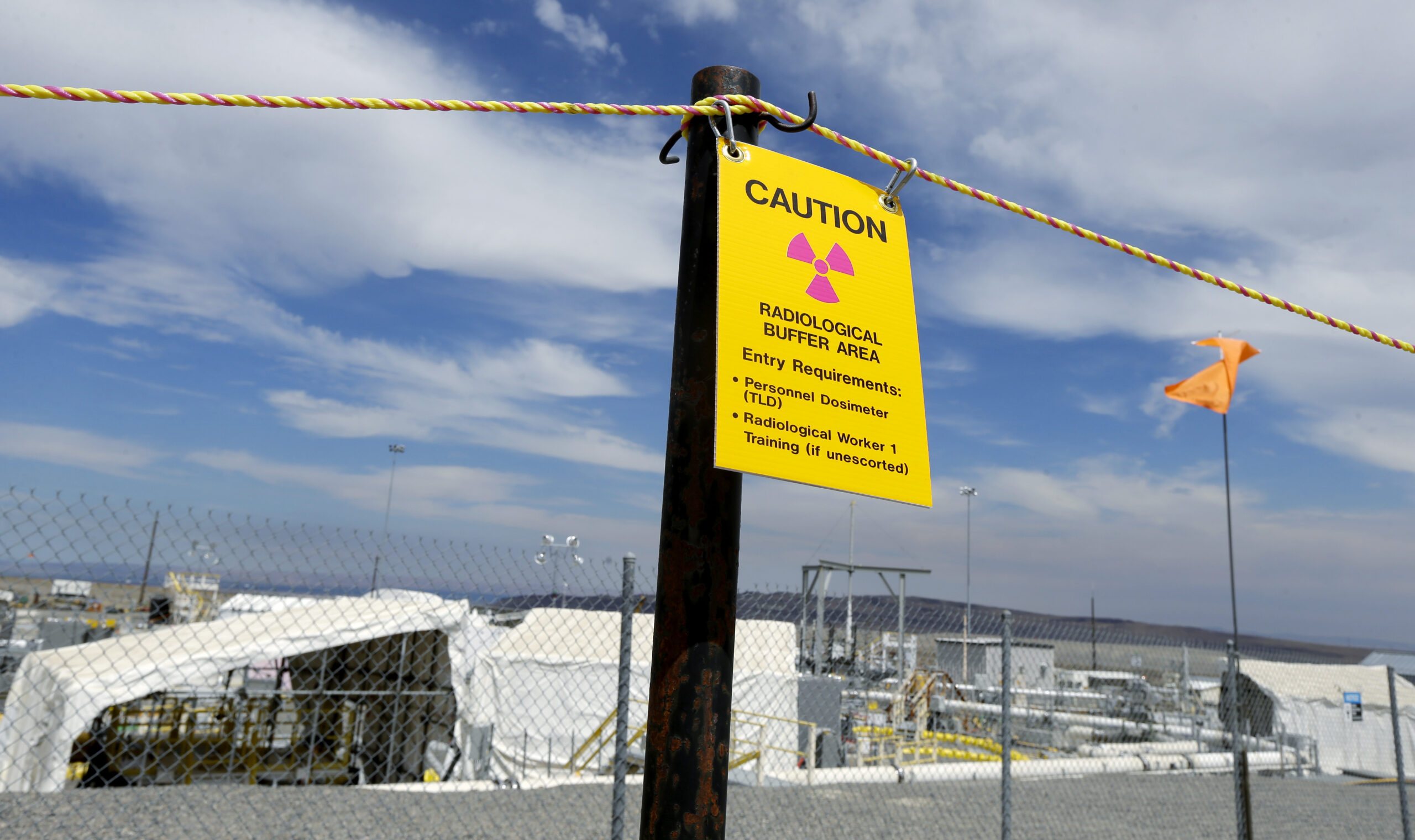 Nuclear site workers test thousands of air samples