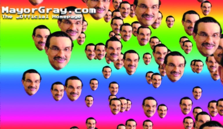 The many faces of Mayor Gray, now online