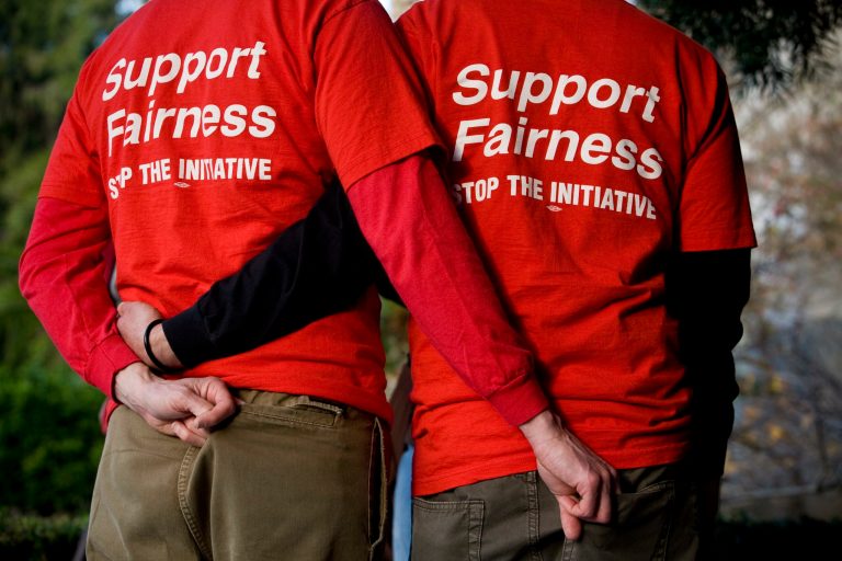 Gays protest Obama, want more for their vote