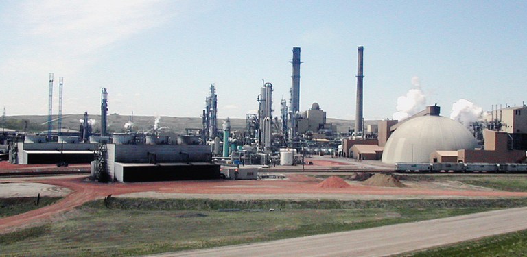 The Great Plains Synfuels Plant near Beulah, N.D. Bismarck-based Dakota Gasification Co. approved plans to add a urea fertilizer production facility at the plant. (AP Photo/Bismarck Tribune, Lauren Donovan)