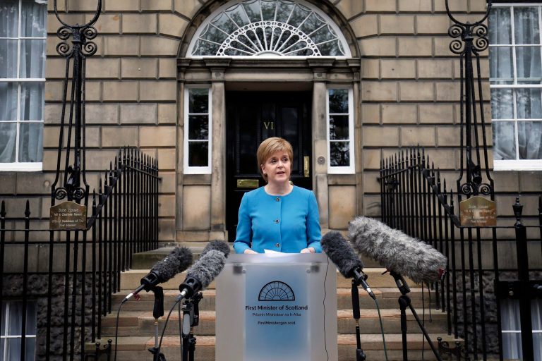 Minister vows to protect Scotland's membership in the European Union. (Jane Barlow/PA via AP)