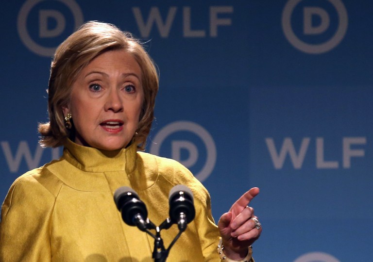 But maybe Clinton -- Hillary, not Bill -- is the ultimate victim. (Getty images)