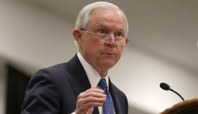 Attorney General Jeff Sessions warned Friday that bad-mouthing police officers could lead to dangerous consequences for the safety of Americans around the country. (AP Photo/Chuck Burton)