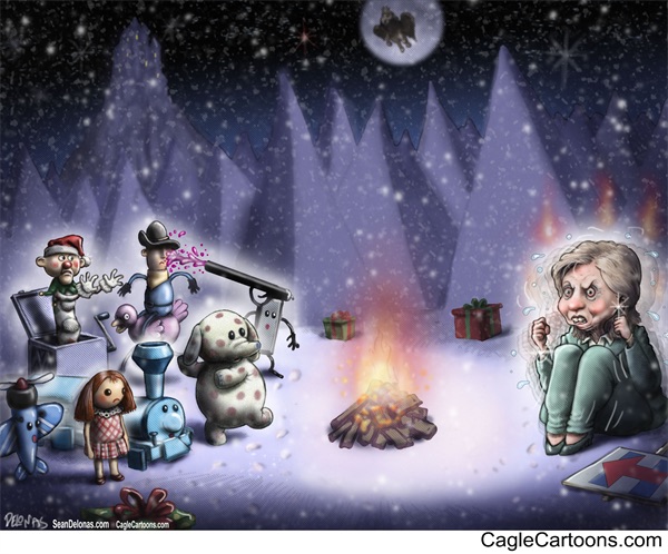 Editorial cartoon: The island of misfit politicians