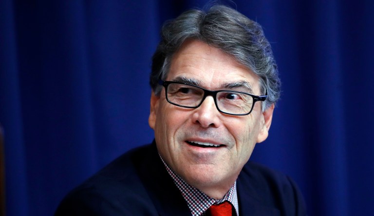 The Energy Department says Secretary Rick Perry has taken at least six trips on government or private planes costing an estimated $56,000. (AP Photo/Jacquelyn Martin, File)
