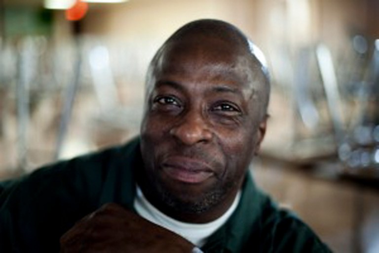 In this November 2009 photo provided by Marc Lamy, David McCallum sits for a photo while shooting a documentary film, 