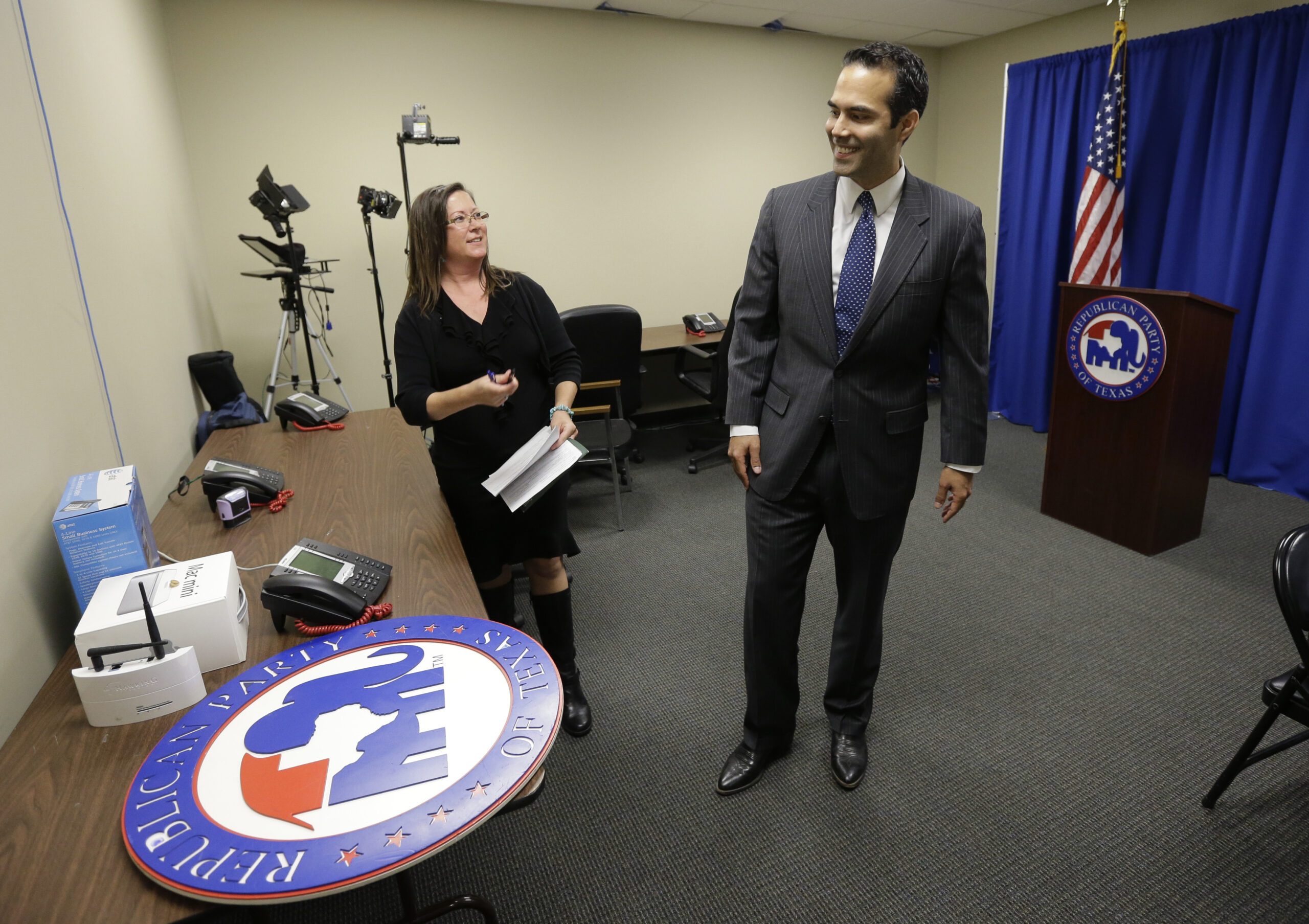 George P. takes baby steps away from Bush name