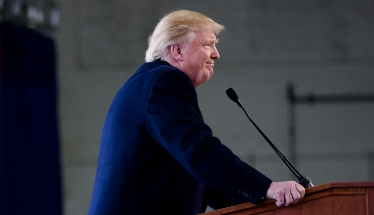 We've come to learn that this is just the way Trump is. He says things he doesn't really mean in order to be civil while discussing tough issues with people who obviously disagree with him.
			(AP Photo/John Minchillo)