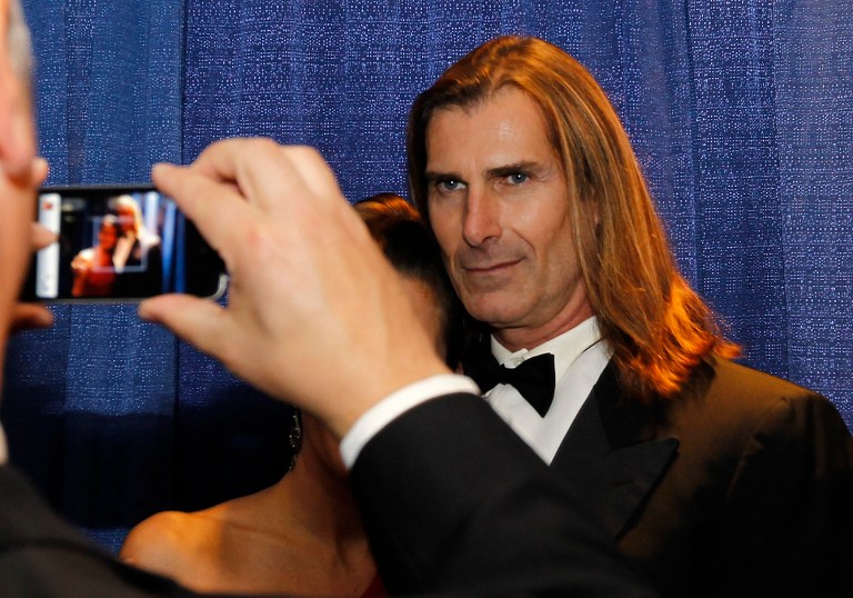 Fabio Lanzoni, the Italian-American model-actor, was spotted Friday afternoon at Mar-a-Lago, where President-elect Trump has been spending his time over the holidays holding meetings. (AP Photo/Ann Heisenfelt)