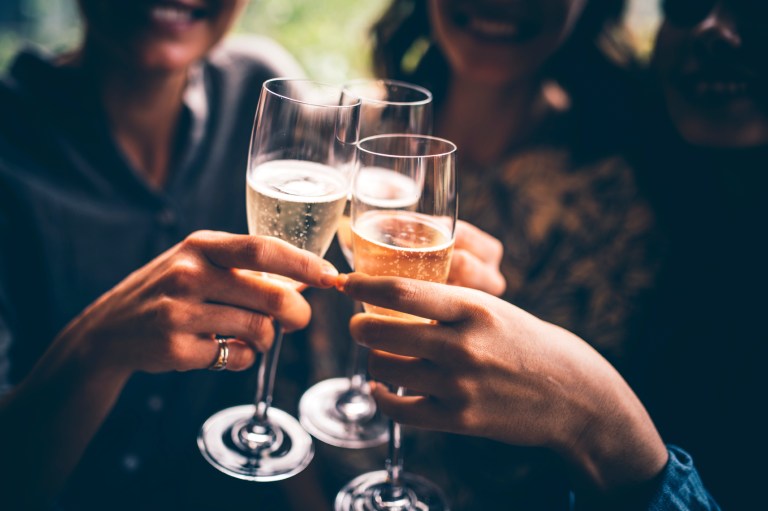 how much is the government raining on your New Year's parade with champagne taxes? (iStock Photo)