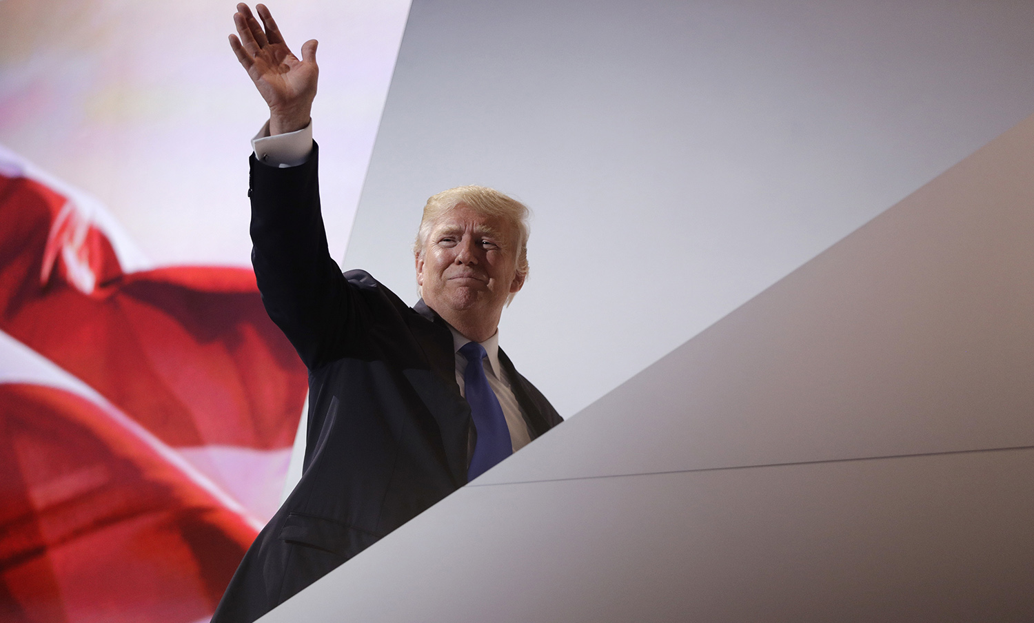 Trump reacts to officially winning GOP nomination