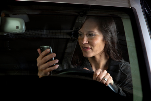 Texting While Driving At Night