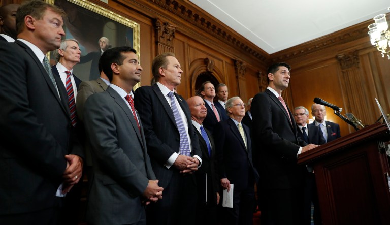 The move comes after reports from female lawmakers and staffers that they have been subjected to various forms of harassment by men in the U.S. Capitol. (AP Photo/Pablo Martinez Monsivais)
