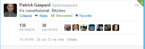 DNC executive director spikes the football: ‘It’s constitutional, bitches!’