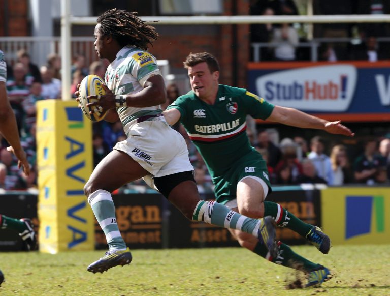 Ross Kinnaird/Getty Images
Marland Yarde and his team, London Irish, will come to the U.S. to face a team of American rugby players this August in Foxboro, Mass.