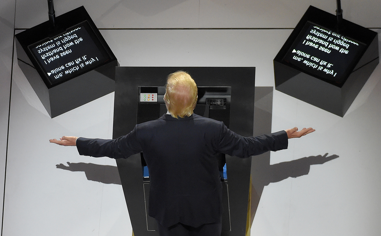Trump caves, admits the teleprompter has helped him