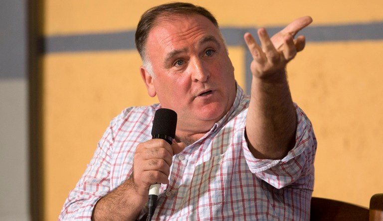 Spanish-American chef Jose Andres has been a vocal critic of President Trump, particularly the administration's handling of Puerto Rico's hurricane recovery effort. (AP Photo/Pablo Martinez Monsivais, File)