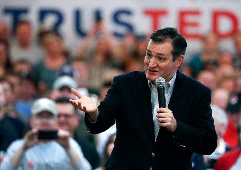 Cruz's victory in Wyoming marks a clear trend in his favor in low population, prairie states. (AP Photo/Charlie Riedel)