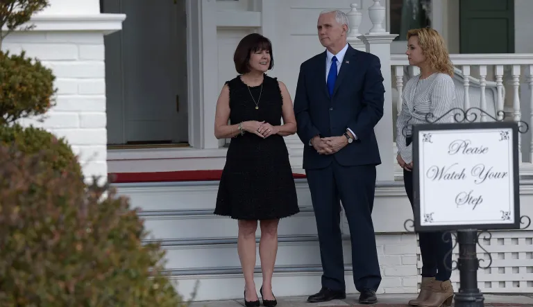 The events have not been listed on Pence's schedules released daily to the news media because the dinners are 