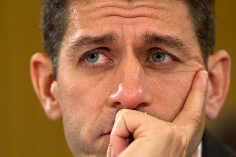 House Budget Committee Chairman Rep. Paul Ryan, R-Wis. listens to testimony on Capitol Hill in Washington, Wednesday Nov. 13, 2013, during a Congressional Budget Conference. (AP Photo/Jacquelyn Martin)