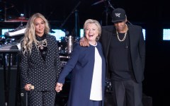 Clinton thanks Jay Z, ignores his use of N word at rally