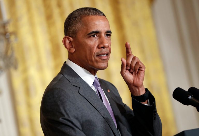 FILE - In this July 21,2016 file photo, President Barack Obama speaks in the East Room of the White House in Washington. Sure it's no Nobel Peace Prize, but Barack Obama has a new honor he can brag about. Scientists have named a parasite after him and there's no worming out of it. Meet Baracktrema obamai, a tiny parasitic flatworm that lives in turtles' blood. A new study officially names the two-inch long creature after Obama. (AP Photo/Pablo Martinez Monsivais, File)