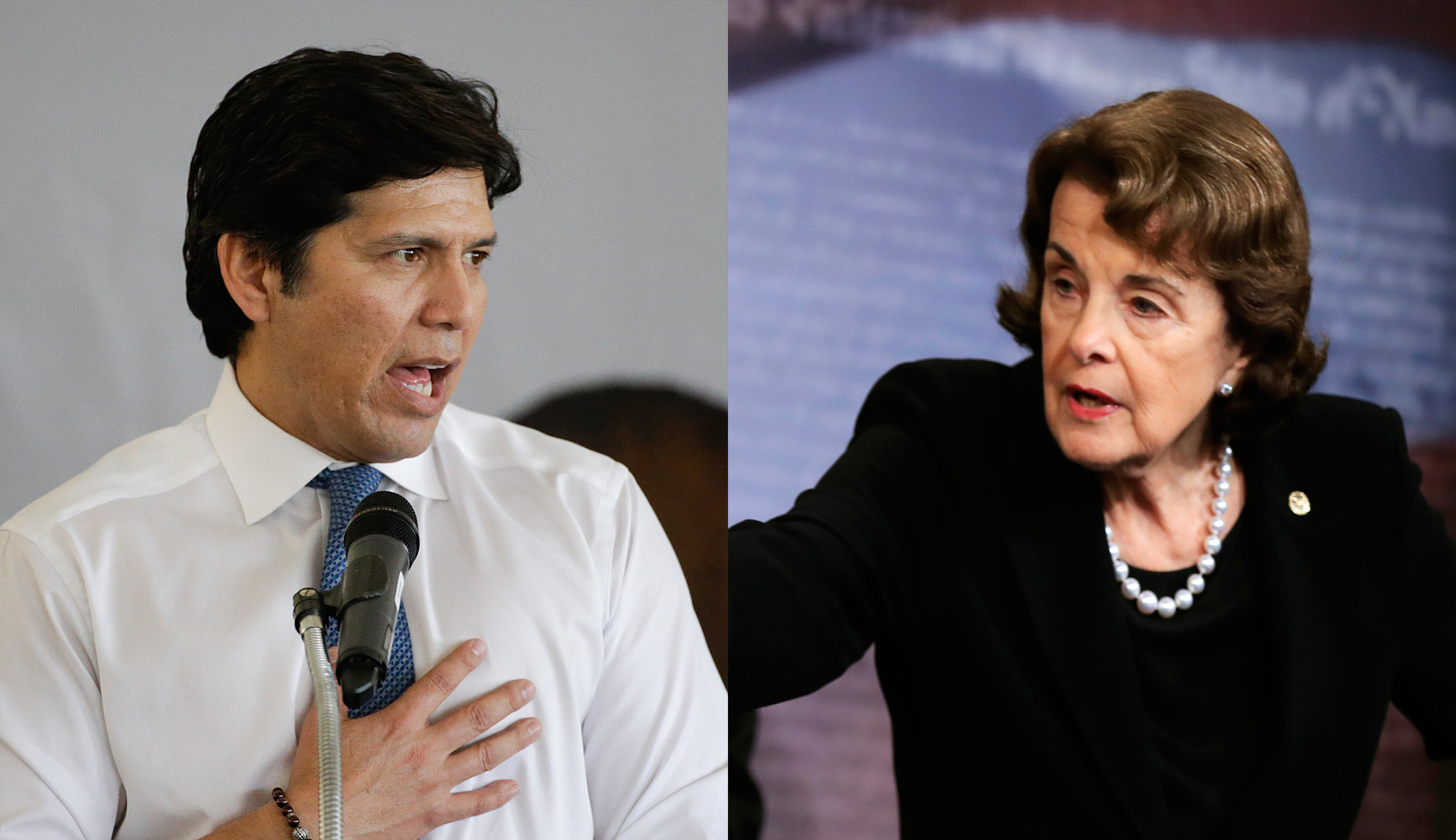 Kevin de Leon officially launches primary bid against Dianne Feinstein at Los Angeles rally