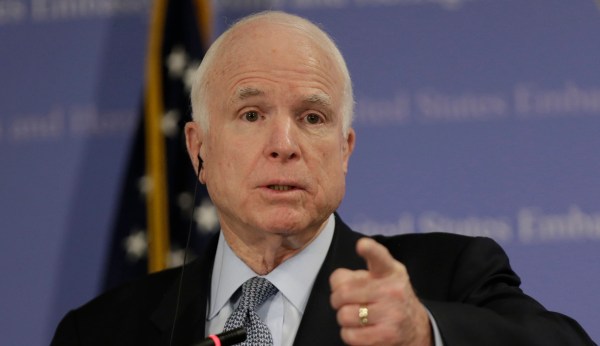 McCain tangles with new Air Force secretary over $2 billion bomber request
