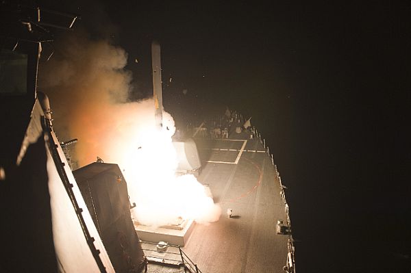 ‘Vital national security interest’: Trump orders attack on Syrian airfield
