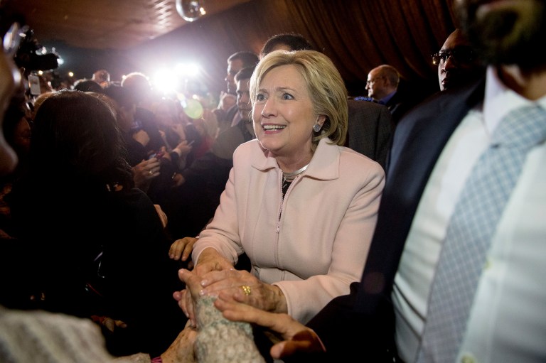 Twenty-eight black pastors endorsed Democratic front-runner Hillary Clinton for president. (AP Photo/Andrew Harnik)