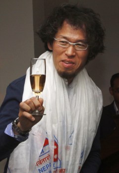 Japanese man climbs all world’s 14 tallest peaks