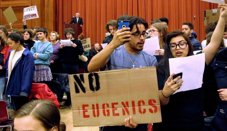 A photo of political scientist Charles Murray is still considered 