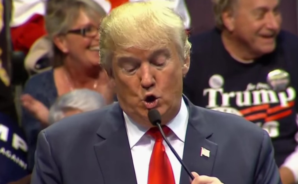 Trump’s twist on Reagan: ‘I’m not paying for this mike’