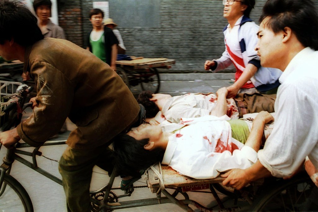 AP WAS THERE: Troops storm Tiananmen Square