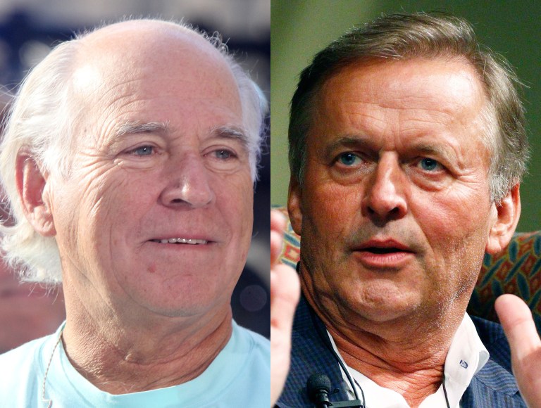 Singer Jimmy Buffet and novelist John Grisham showed their vitriol toward two states with laws in which they are in strong opposition. (AP Photos)
