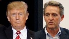 Trump criticizes Jeff Flake by name less than 12 hours after saying he wouldn’t