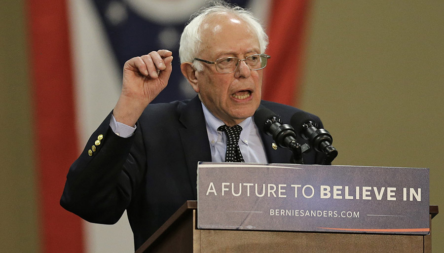 Sanders: Trump not telling the truth