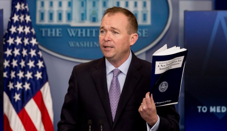Budget Director Mick Mulvaney has coined a new name for the Trump administration's economic agenda: MAGAnomics. (AP Photo/Andrew Harnik)