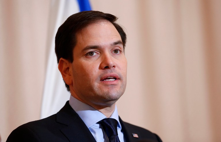 Sen. Marco Rubio reiterated his opposition to Donald Trump's proposed ban on Muslims entering the U.S., by saying a ban 