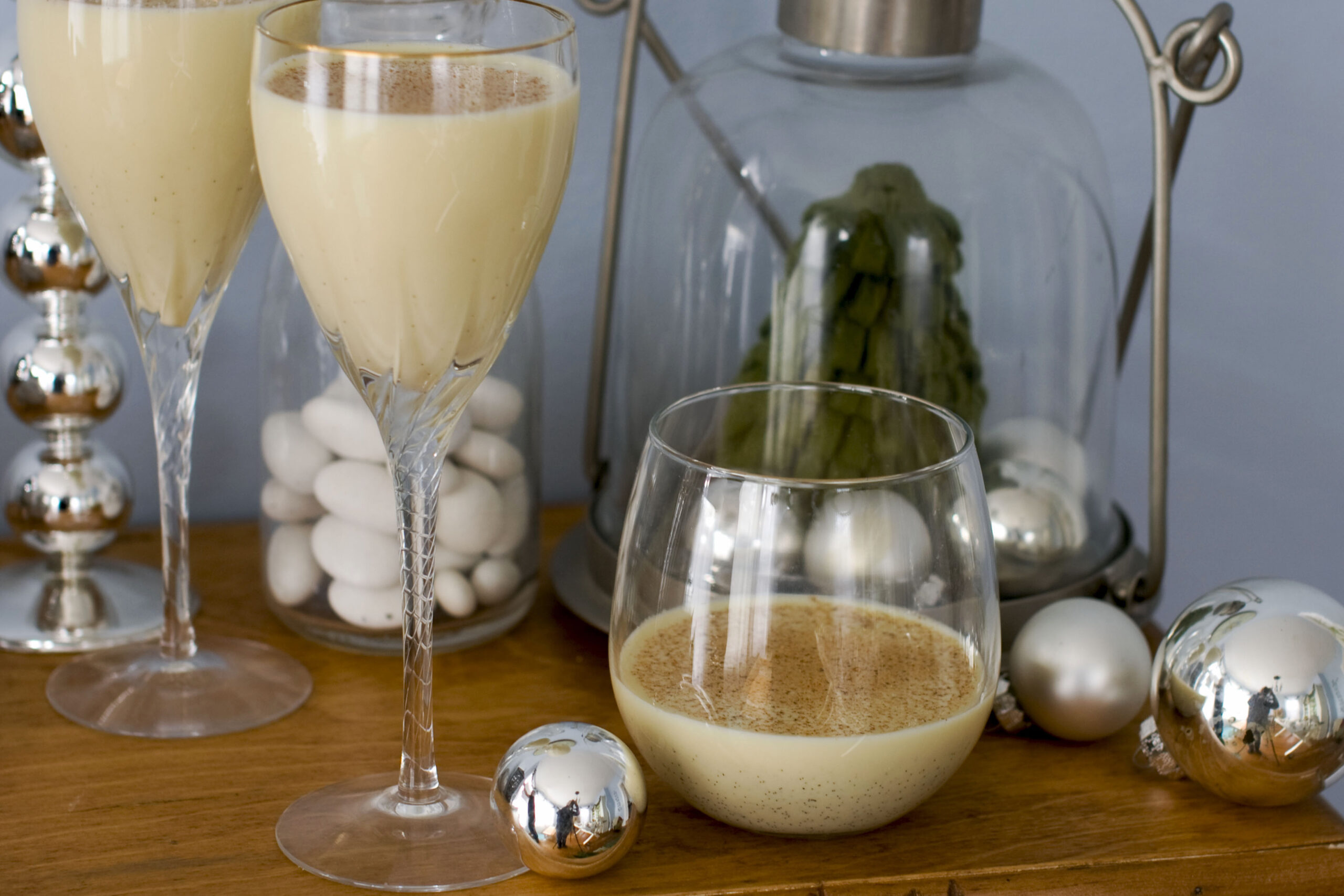 A couple light libations to set the holiday mood